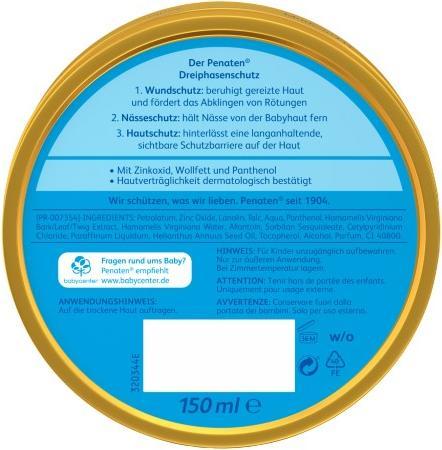 Actual product image Penaten Care cream