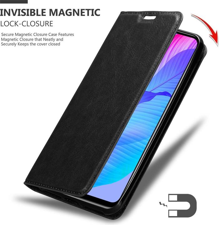 Actual product image Cadorabo Book Invisible Magnet Cover (Huawei P Smart S)