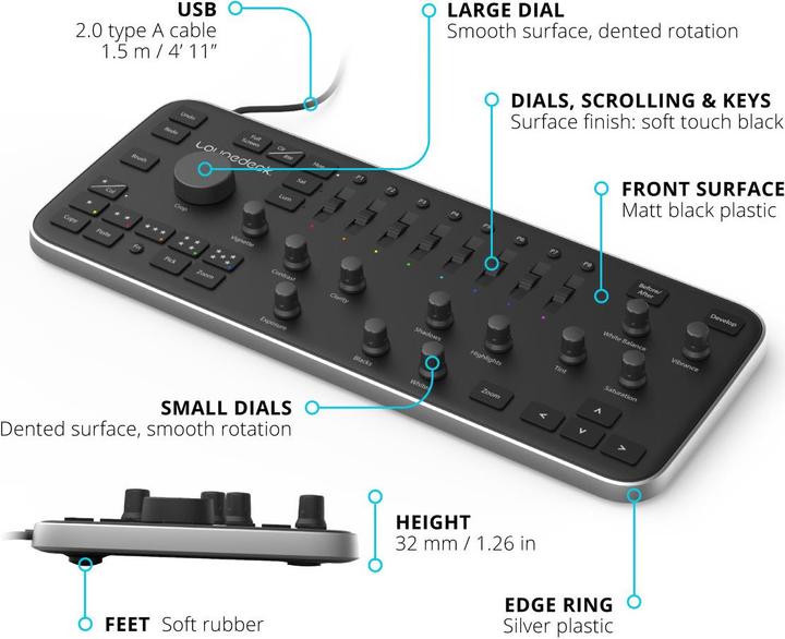 Immagine prodotto Controller Loupedeck per Adobe Lightroom
