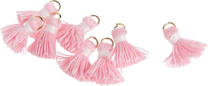 Image du produit Pracht Pompon avec oeillet, 8 pièces, 15 mm (Polyester (PES))