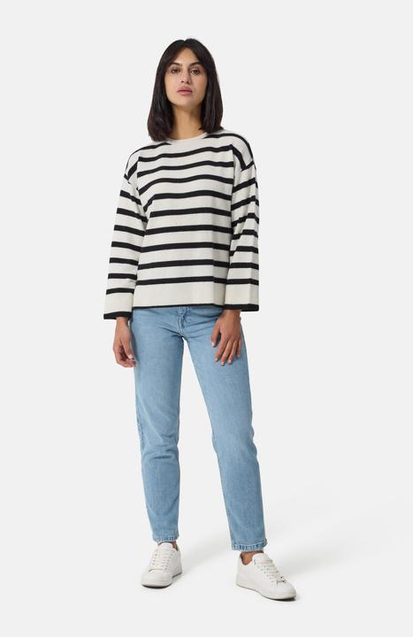 Produktbild Cash-Mere Kaschmir Rundhals Pullover gestreift (XS, S)