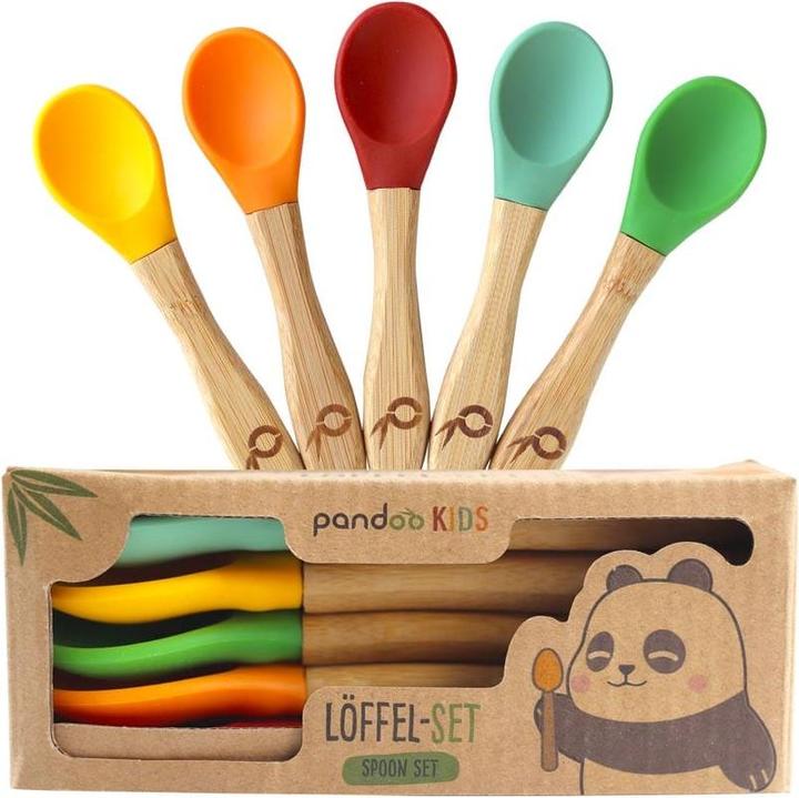 Immagine prodotto Pandoo Set di cucchiai per bambini 5 pezzi.