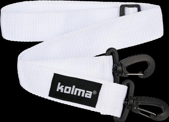 Actual product image Kolma air mattress Stripy Flamingo/White