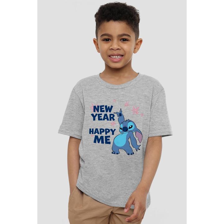 Actual product image Lilo & Stitch Childrens/Kids New Year, Happy Me T-Shirt (128)