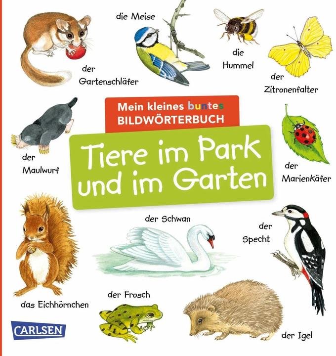 Immagine prodotto Mein kleines buntes Bildwörterbuch: Tiere im Park und im Garten (Tedesco, Christine Henkel, 2024)