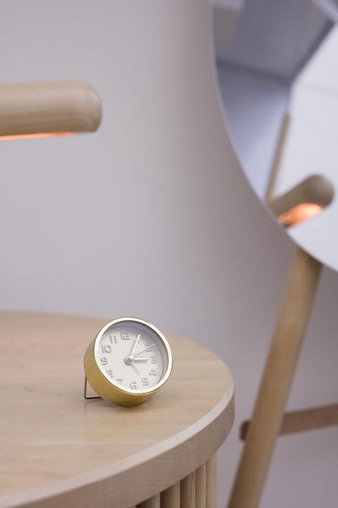Actual product image Kikkerland Gold and Copper Alarm Clocks (AC10-A-EU)
