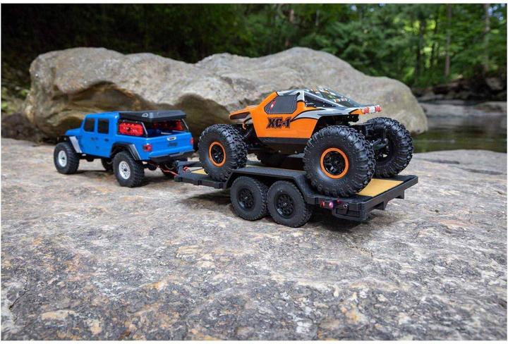 Actual product image Axial Trailer flatbed 2-axle 1:24 (RTR Ready-to-Run)