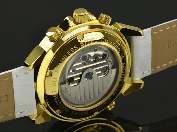 Actual product image Calvaneo 1583 Astonia Skull Limited 500 White Edition Automatic (44 mm)