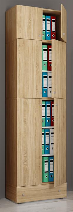 Actual product image VCM Office Cabinet Filing Cabinet Lona 5 Drawer Door (70 x 39 x 240 cm)