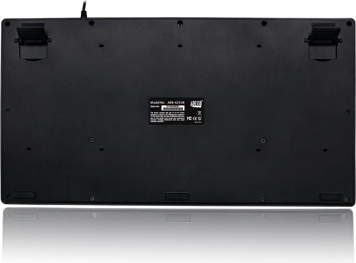 Actual product image Adesso EasyTouch™ 425UB – Touchpad Keyboard including Rackmount qwERTY layout (US, Cable)