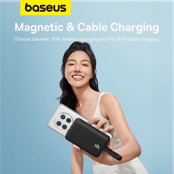 Produktbild Baseus Magnetic Mini Charger (10000 mAh, 30 W, 37 Wh)