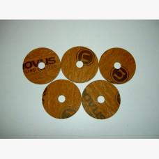 Actual product image Manfrotto LIGHT BROWN DISC F/D200 5 PCS (Tripod spare parts)