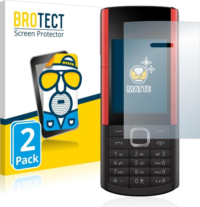 Produktbild BROTECT Entspiegelungs-Schutzfolie Displayschutz Matt (2 Stück, Nokia 5710 XA)