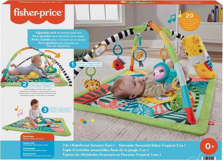 Immagine prodotto Fisher-Price 3-in-1 Rainforest Sensory Gym