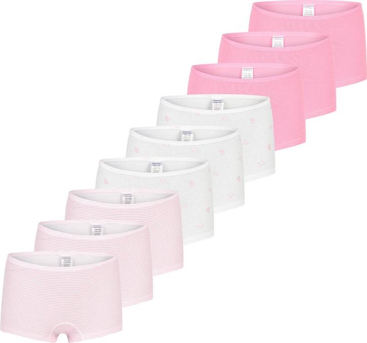 Schiesser 9er Pack Kids Girls 95/5 Organic Cotton Shorts
