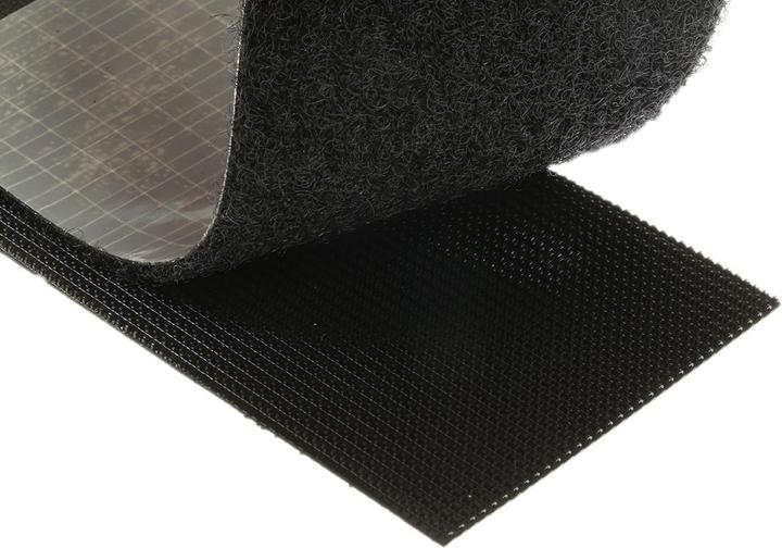 Immagine prodotto Rs Pro Nastro in velcro con chiusura a scatto, 50mm x 100mm, Nero (50 mm)