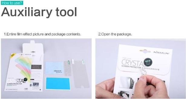 Actual product image Nillkin Super Clear (1 Piece, HTC Desire 626, HTC Desire 626G)