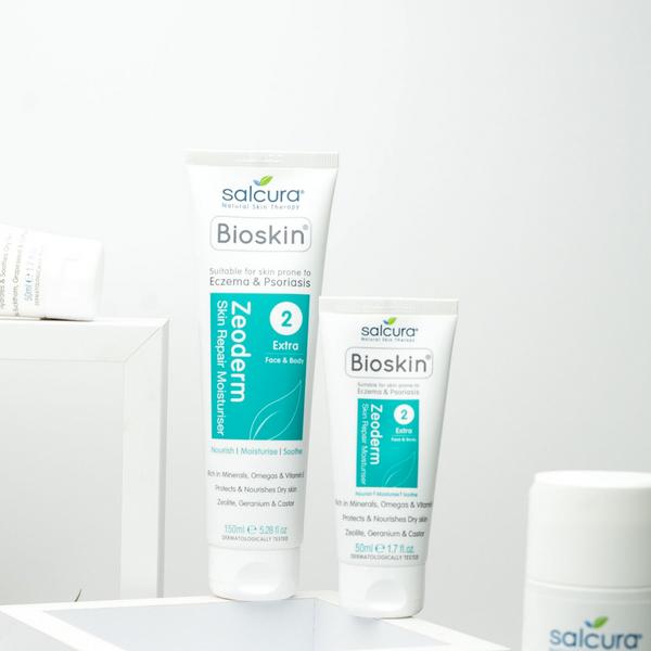 Produktbild Salcura Skincare Bioskin Zeoderm Skin Repair Moisturiser Feuchtigkeitscreme für den Körper Unisex 15 (Körpercreme, 150 ml)