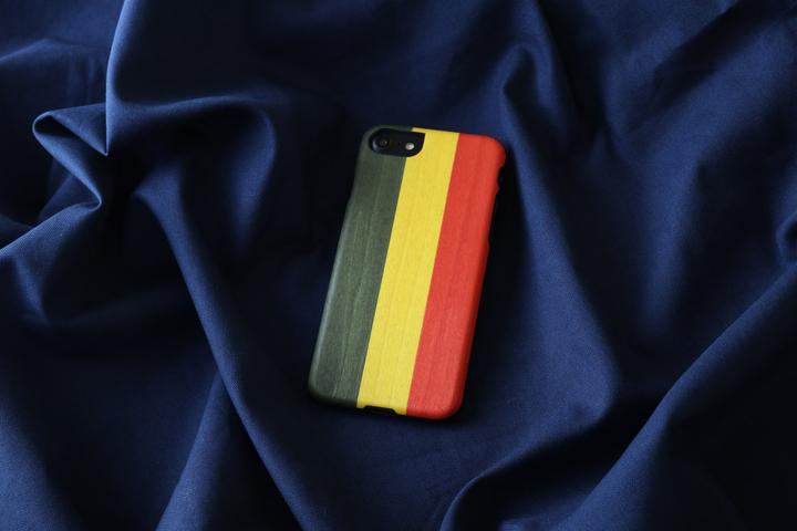 Immagine prodotto Man.Wand Custodia &WOOD per iPhone 7/8 reggae juodas (Apple iPhone 7)