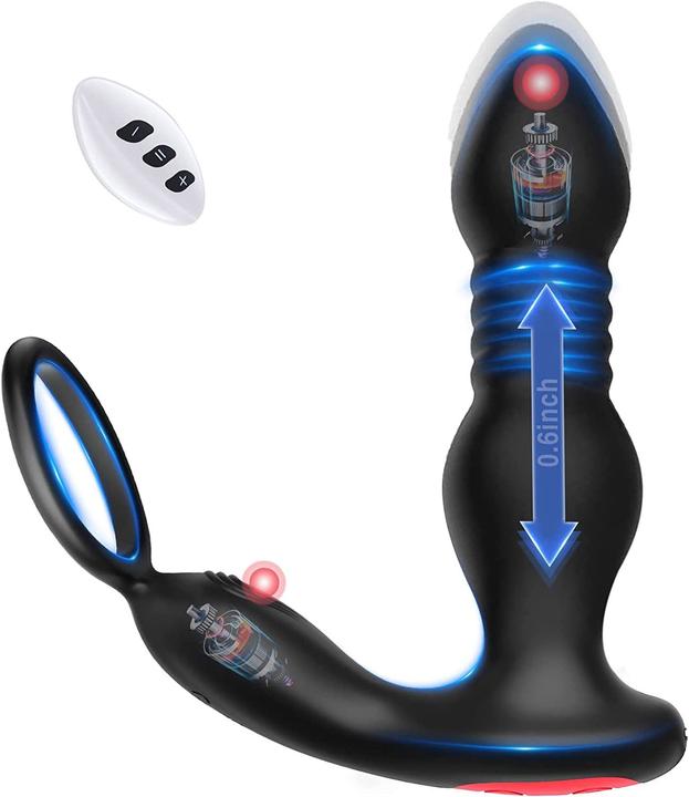 Immagine prodotto Eherson Vibratore anale con anello per il pene