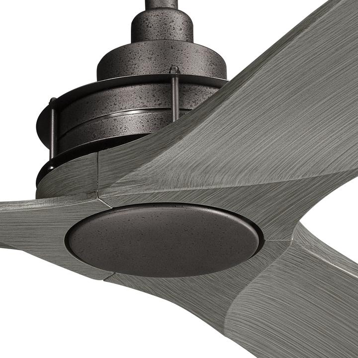 Produktbild Elstead Lighting Ried leiser Deckenventilator Ø142cm + Fernbedienung (38 dB)