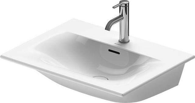 Produktbild Duravit Waschtisch VIU 630x490mm m ÜL m HLB o Hahnloch weiss WG (490 mm, 630 mm)