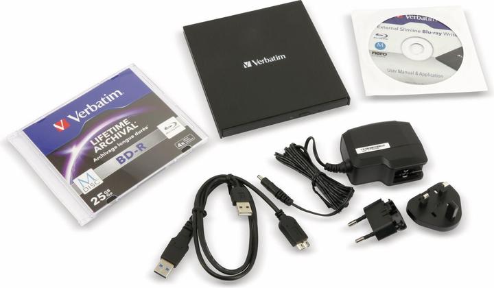 Actual product image Verbatim Slimline (Blu-ray drive)
