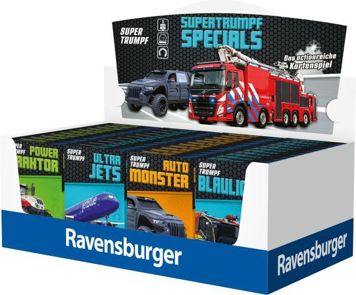 Ravensburger Card game Supertrumpf Specials assorted.