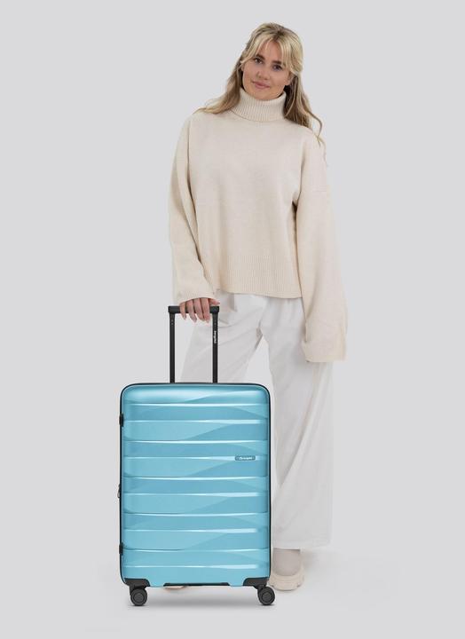 Produktbild Bergpfeil Travel 4-Rollen Trolley M 66 cm mit Dehnfalte (72 l, M (50 - 90l))