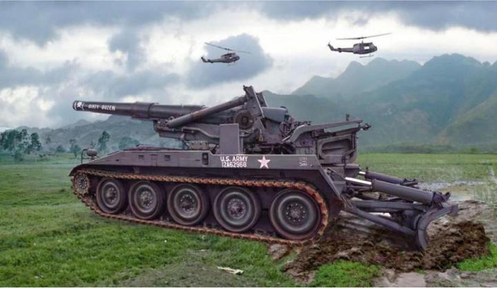 Actual product image 1:35 M110 Self Propelled Howitzer