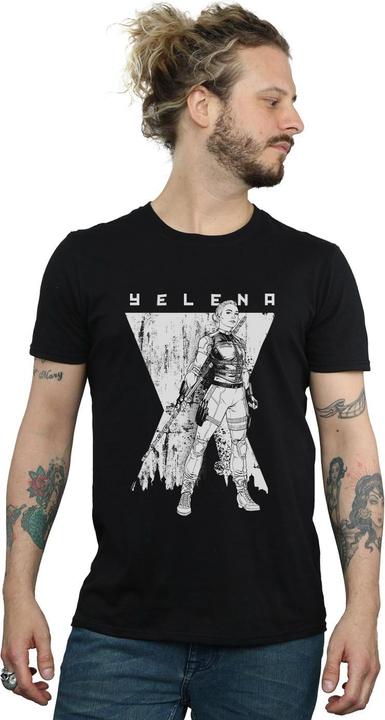 Actual product image Mens Black Widow Movie Yelena Romanoff Mono T-Shirt (5XL)