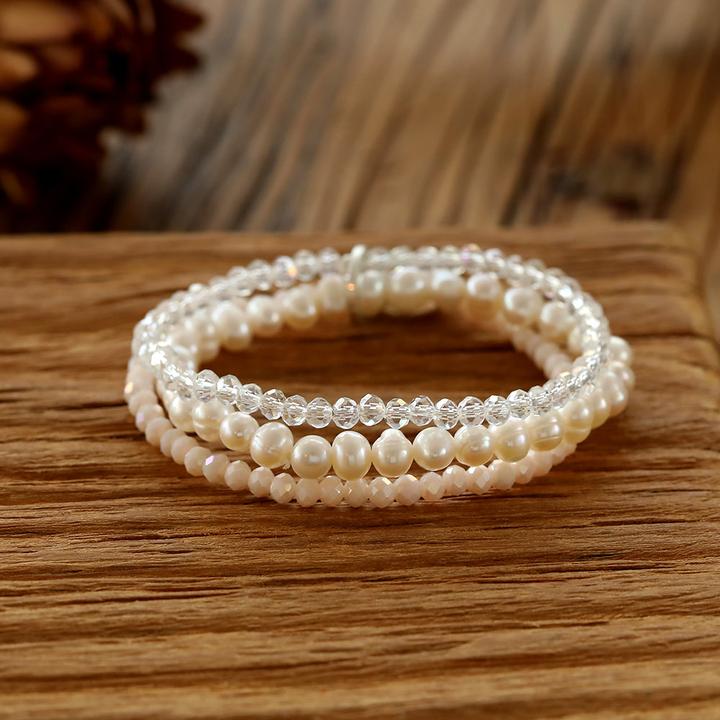 Immagine prodotto Andreani Bracciale con vere perle d'acqua dolce (8 cm, Perle)