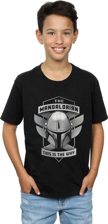 Immagine prodotto Star Wars The Mandalorian This Is The Way Mando Maglietta Ragazzi (152, 158)