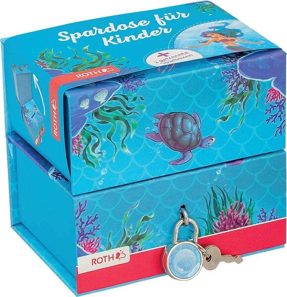 Produktbild Magni Spardose 2 Boxen 2 Fächer Meerjungfrau
