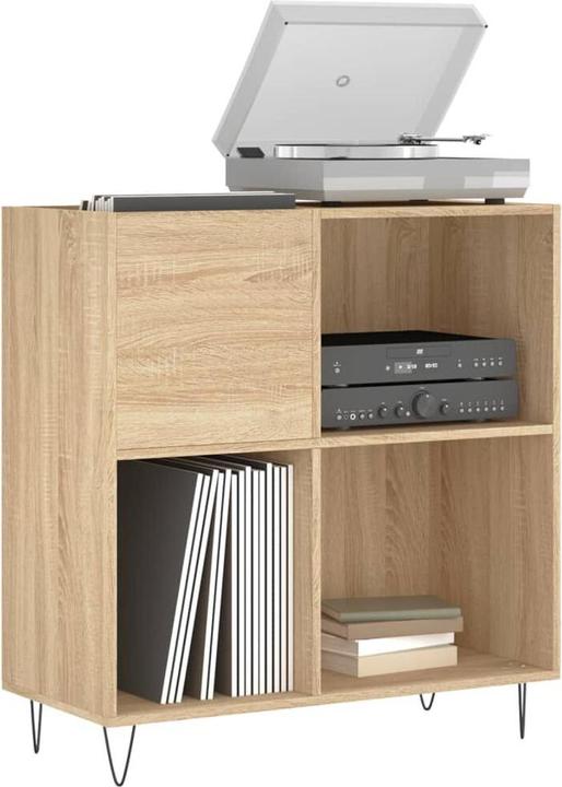 Image du produit VidaXL Plattenschrank Sonoma-Eiche 84,5x38x89 cm Holzwerkstoff