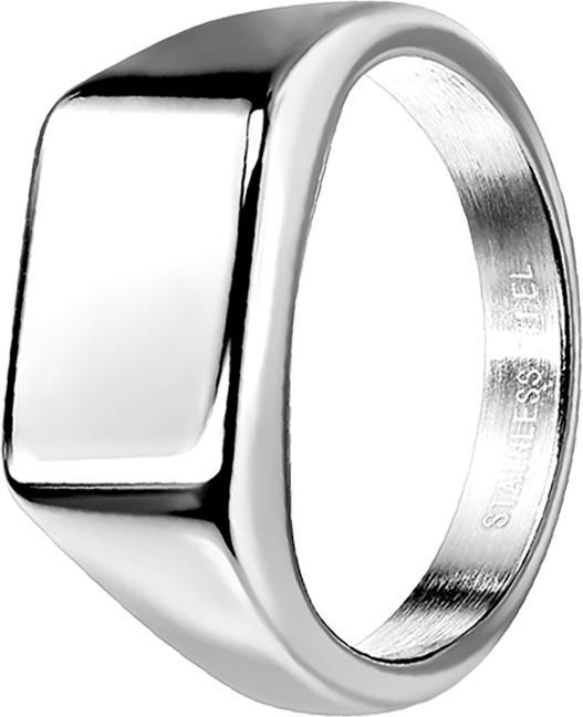 Produktbild Star Piercing Ring silber Quadrat flach (Chirurgenstahl 316L, ohne Messing)