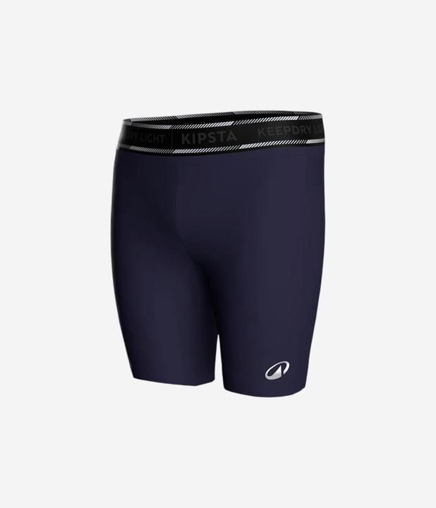 Kipsta Damen/Herren Fussball Funktionsshorts - Keepdry Light dunkelblau