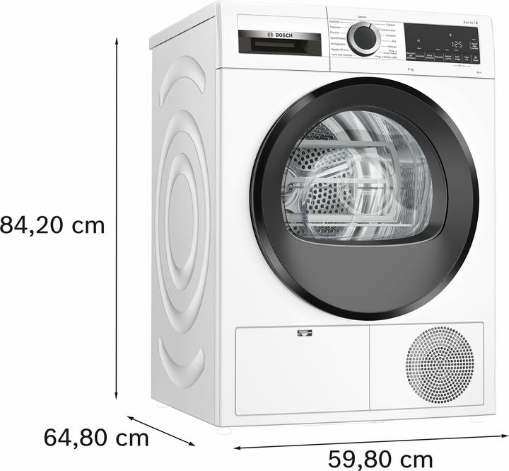 Actual product image Bosch Hausgeräte WQG23100IT (8 kg, Right)