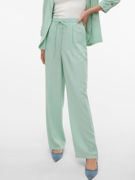 Actual product image Vero Moda VMJESMILO Mid-rise waist trousers Wide leg trousers (S)