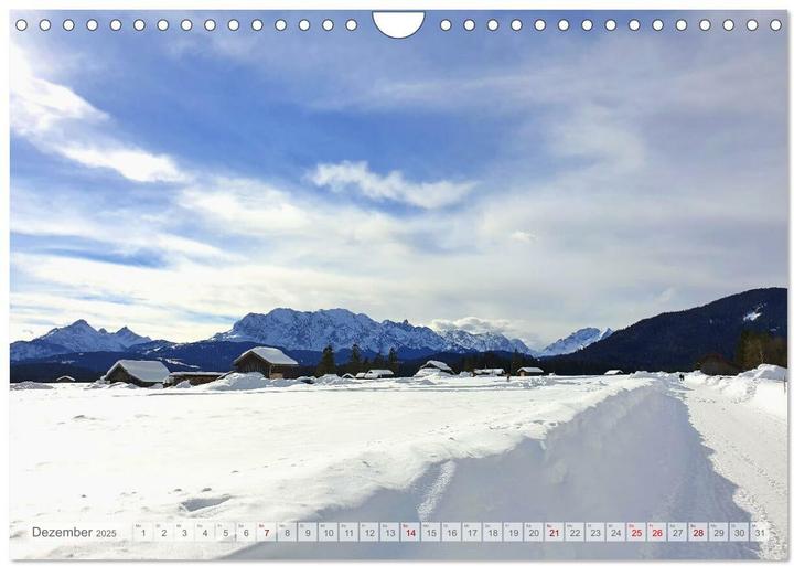 Actual product image Heimatliebe Werdenfelser Land - Bilderbuchlandschaften zwischen Mittenwald und Farchant (Wandka (A4, German)
