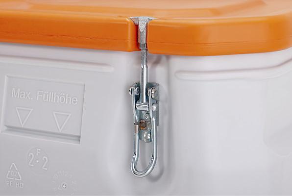 Image du produit Cemo Appareil mobile gris Couvercle orange 250 litres