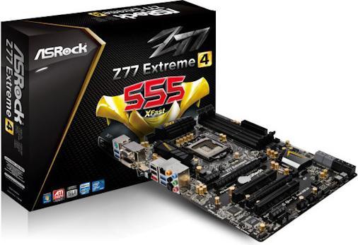 Actual product image AsRock Z77 Extreme4 (LGA 1155, Intel Z77, ATX)