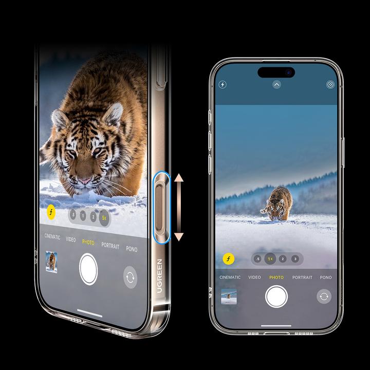 Produktbild Ugreen Magnetic case MagSafe CA111 for iPhone 16 Pro (transparent) (Apple iPhone 16 Pro)