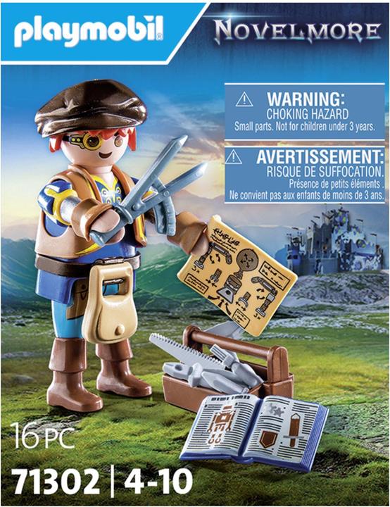Actual product image Playmobil 71302 Novelmore - Dario with tools (71302, Playmobil Novelmore)