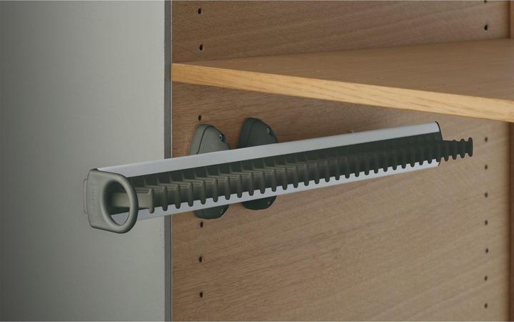 Produktbild Servetto Self System Krawattenhalter Modell A Aluminium/Kunststoff schwarz