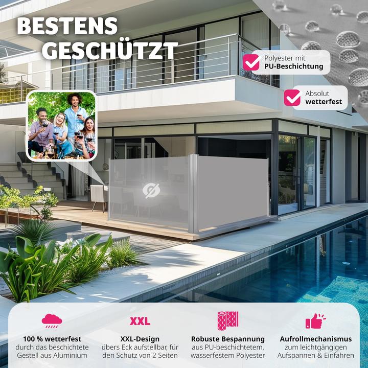 Actual product image tectake Double side awning (6 m)
