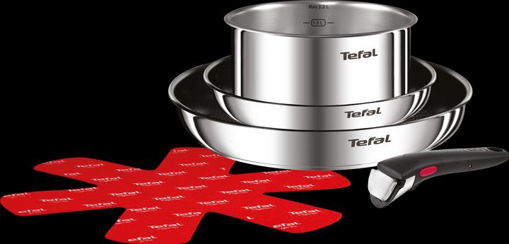 Actual product image Tefal Ingenio Emotion (28 cm, Pan set + pot set, Frying pan, Stainless steel)
