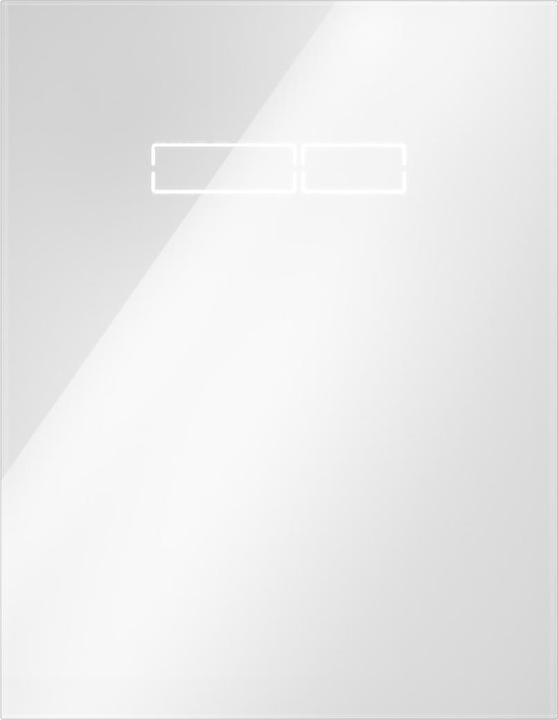 Produktbild TECE TECElux WC-Bettigungsplatte mit sen-Touch Elektronik Glas wei 9650002