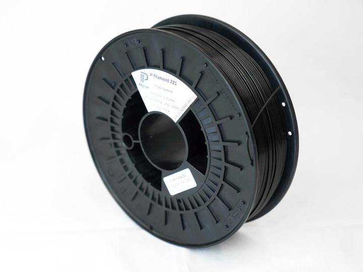 Actual product image PPprint Filament PP P-Filament 721 black 0.6kg 1.75mm (PP, 1.75 mm, 600 g, Black)