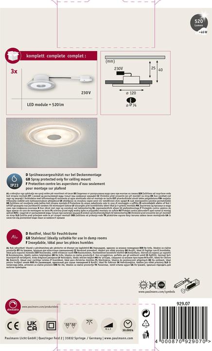Produktbild Paulmann Premium Whirl (600 lm)